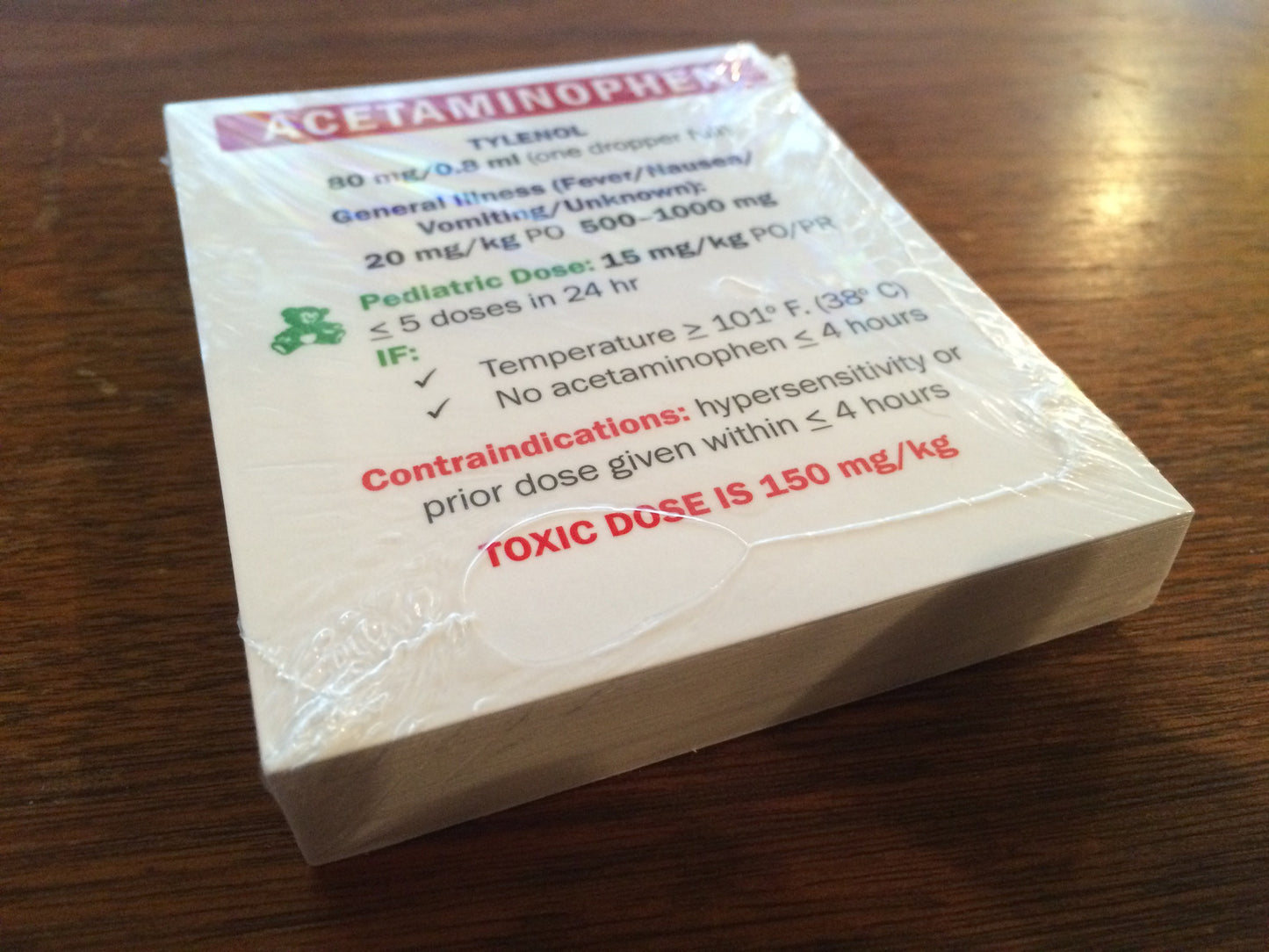 Set of 38 Drug Box Medication Reference Cards